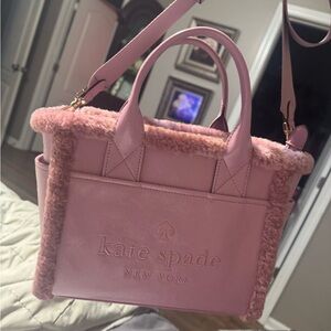 Kate Spade Jett Faux Shearling Small Tote